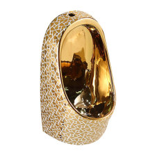 Hotel Wall Mount Urinal Partition One Piece Ceramic Male Urinal