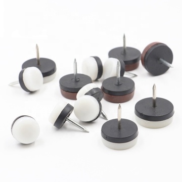 Table and Furniture Glide Pads with Nail Floor Protectors for Chair Legs