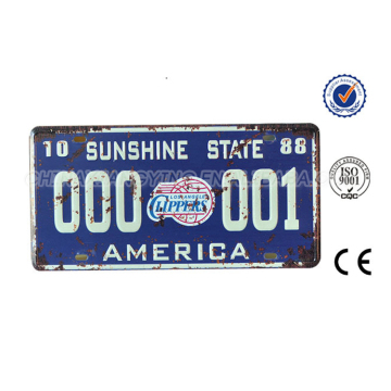 Oem Acceptable South America License Plate Car Plate Number Plate