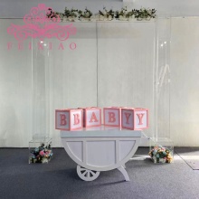 Garden Wedding Party Decoration: Flower Displays and Candy Tables