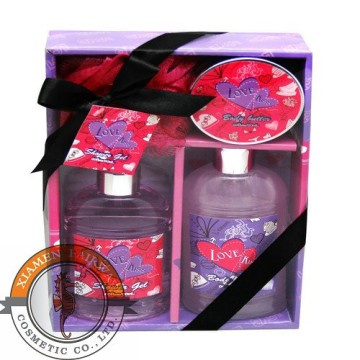 hot selling body care perfume gift set with body butter ( Items No:FW1410VA008)