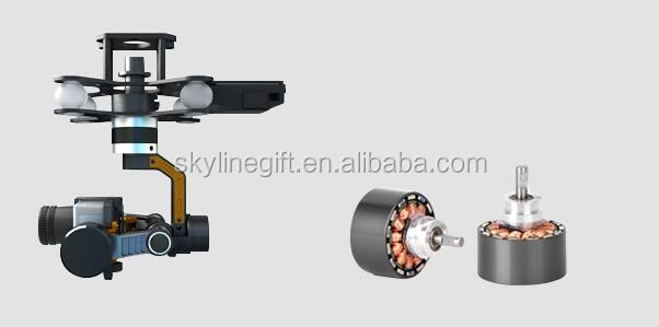 3 axis brushless gimbal for drone camera ILook+,gopro3/3+,gopro4 camera
