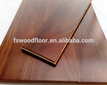Solid prefinished asian walnut flooring