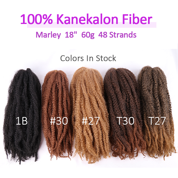 Free Sample Short Dread Soft Curly Ombre Color Yaman Twist 20 Inch Extension Hair Crotchet Marley Afro Kinky Braid