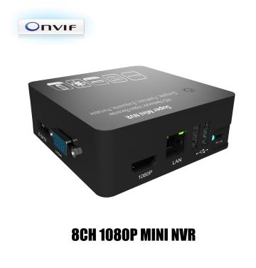 Mini 8CH P2p 1080P NVR