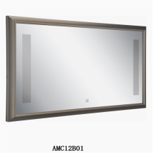 مرآة حمام بإضاءة ليد مستطيلة MC12