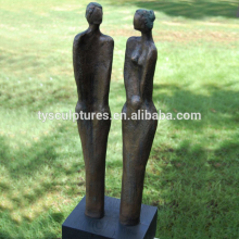 Modern popular metal bronze abstract lover figure art sculpture