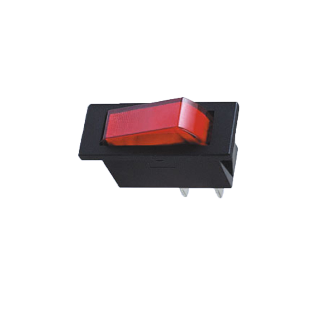 Nag-iilaw ng Standard lug Automotive Rocker Switch