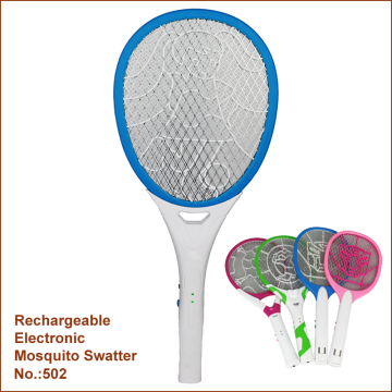 Handheld Rechargeable Bug Zapper Mosquito Insect Electric Fly Swatter Racket Bat