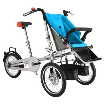 Mother Baby Bike Stroller Baby Carrier With Sun Cover