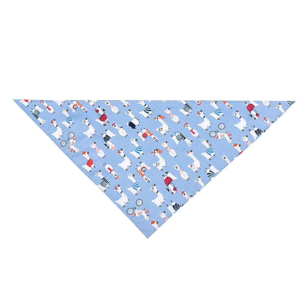 New Pet Triangle Scarf Summer Fruit Pattern Small Fresh Dog Saliva Towel Pet Scarf In Stock