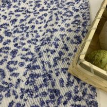 Modern 3MM White Sequins Printed Embroidery Fabric