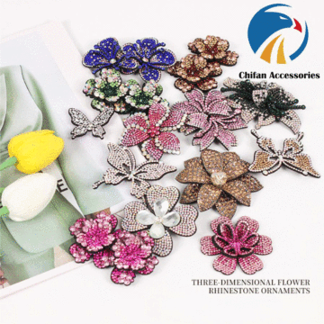 DIY Rhinestone Flower Headwear Accessories