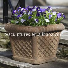 Hot Sale granite marble large flower pot for garden ornament