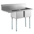 Double Bowl Two Compartment Kitchen Sink