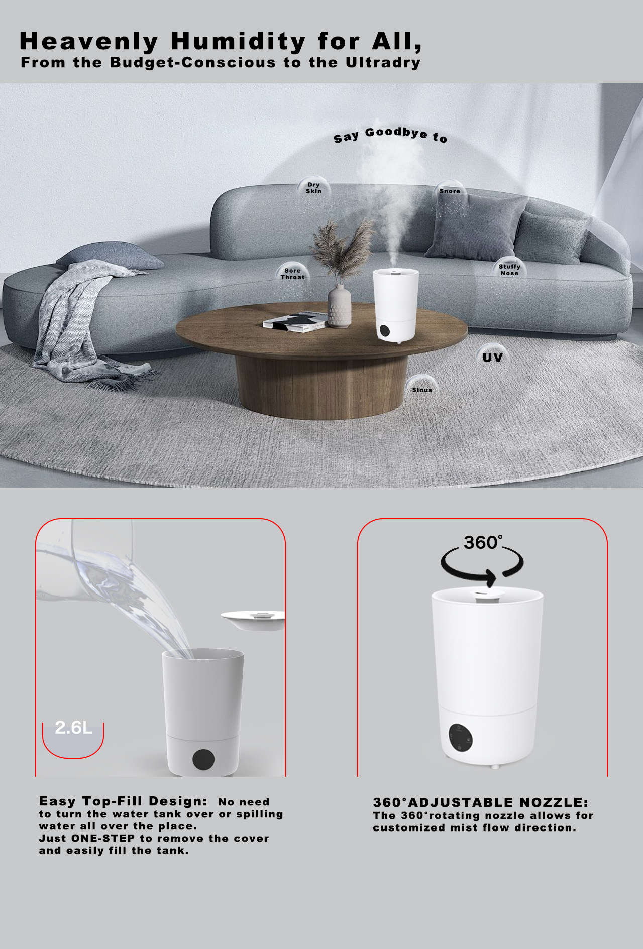 HTJ-2263 humidifier introduce HTJ-2263 humidifier introduce