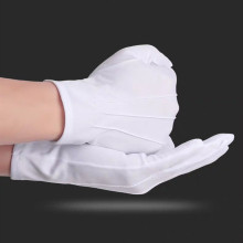 White Parade Safety Cotton Hand Gloves