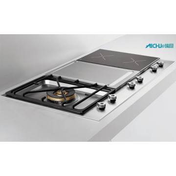 36 Segmented Cooktop Induction Zones and Griddle