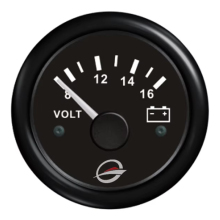 Genuine Marine Boat Car RV 12V Round Analog DC Voltmeter Gauge