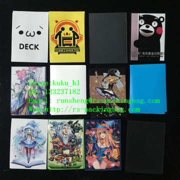 custom plastic card sleeves for game card sleeves TCG