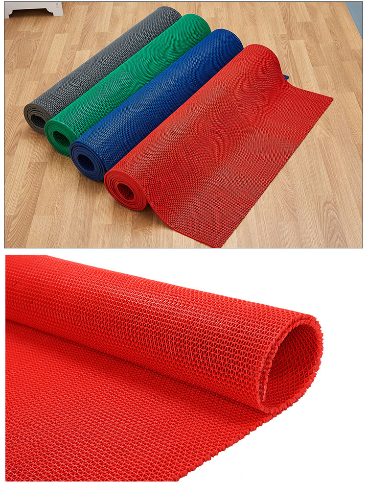 5mm Thickness Good Quality pvc s mat anti slip pvc z Mat
