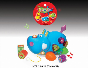 Funny Block Music Animal Block Toy Play Set