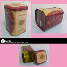 Octagonal tea tin can/ coffee tin can/ octagonal tin can