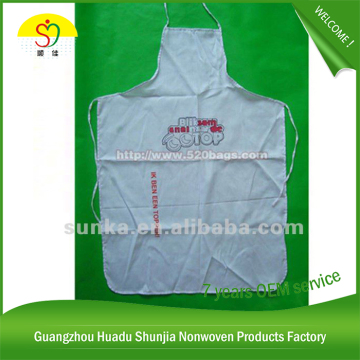 Usage For Sales white polyester cotton apron