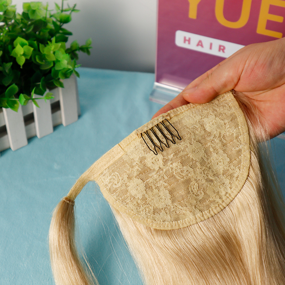 Unprocessed Natural Human Hair Ponytail Extension 100g Full Ponytail Wig Brazilian Hair Clip Ponytail Human Hair Extensions