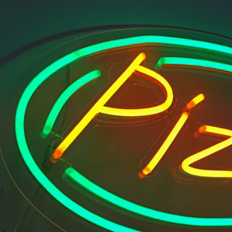 Wholesale pizza neon sign outdoor sign led flex custom neon logo