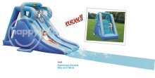 HappyHop 2016 New Design 9183 Double Water Slide- Water Fun Zone