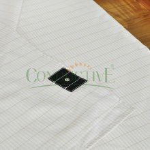 Drap de lit queen size en coton argenté