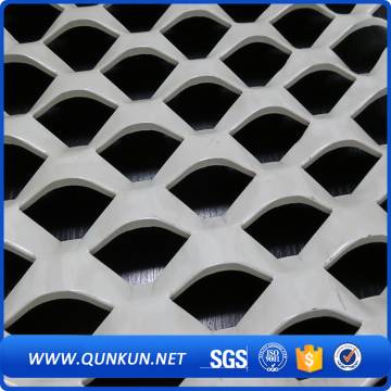 flat expanded metal mesh chrome