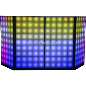New Stage equipment RGB led dj booth facade lighting for DJ