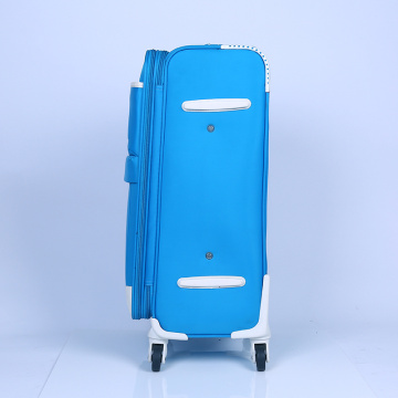 fashion style soft rolling waterproof fabric luggage trolley