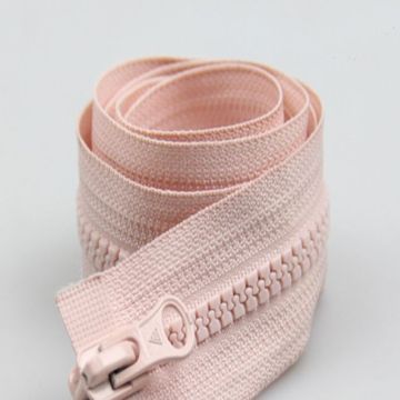 Hot sale 11inch long plastic zipper for jersey