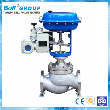Pneumatic diaphragm single seat stainless steel globe valve