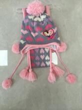 Children Jacquard Knitting  Winter Hat Gloves Scarf