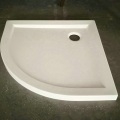 90x90x5cm Corner Drain Quadrant Shower Base InWhite