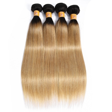 Wholesale ombre 1B/27 Indian Human Hair Vendors Virgin Raw Indian Hair