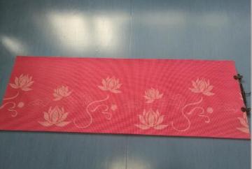 PVC silk printed yoga mat