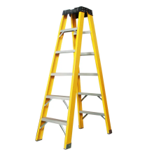 5-Foot Fiberglass Step Ladder Type A - 300 lb Load Capacity