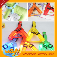 Hot selling pet dog products high quality light up dog harness