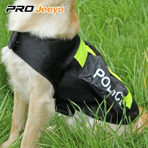 colete reflexivo do cão de polícia tático