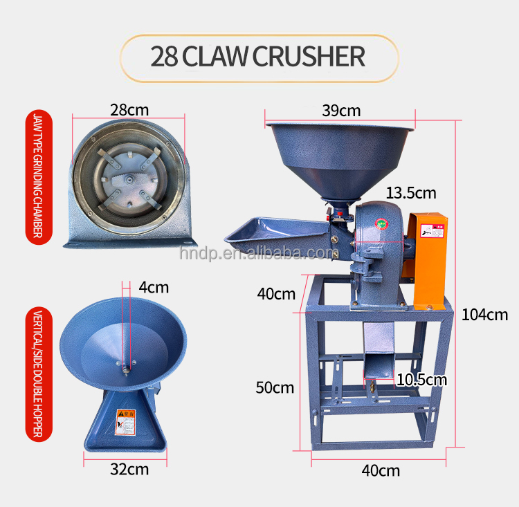 Corn Mill Grain Grinder Machine: Flour Milling Machinery And Maize ...