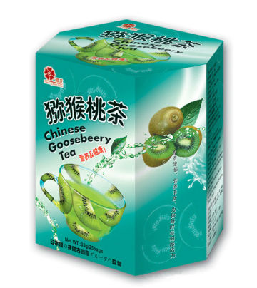 Teabag Chinese Goosebeery Green Tea Fruit Flavor Tea