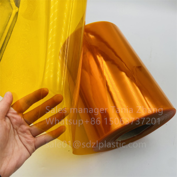 Orange color PVC pharmaceutical packaging sheet