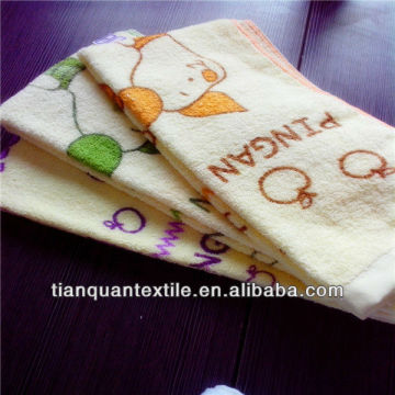 100% cotton pinting face towel
