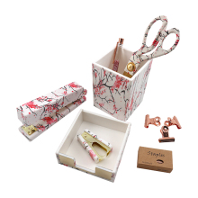 JSM Stylish Red Plum Blossom Office Kit