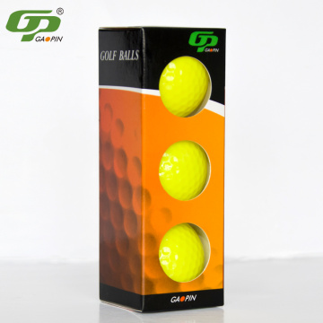 Pelotas de entrenamiento de golf de rango duradero de colores